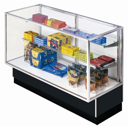 Metal Framed Full Vision Glass Front Display Case