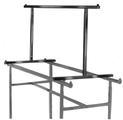 K49 - Add On Clothing Rack Adjustable Hangrail, AA Store Fixtures