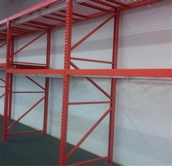 Red Pallet Racking, AA Store Fixtures, Used Shelving