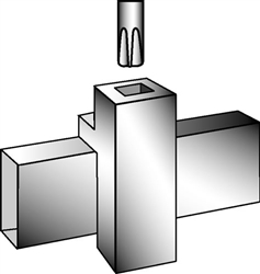 SC21 - Magnet Swdg Stem Sign Holder Clamps, AA Store Fixtures